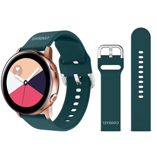 COOSAIL 10 Pack Compatible with Samsung Active 2 Watch Bands 40mm 44mm / Active/Watch 4 / Watch 3 41mm / Watch 42mm, 20mm Strap for Women Men - 图片 4