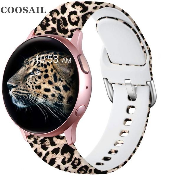 COOSAIL 10 Pack Printed Strap For Samsung Galaxy Watch Active 3 42MM 46MM - 图片 4