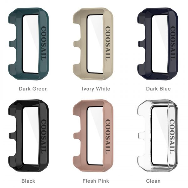 COOSAIL 6 Pack Glass Cover & Cases for Huawei Watch D